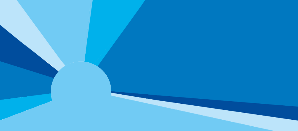 Blue background sun shape